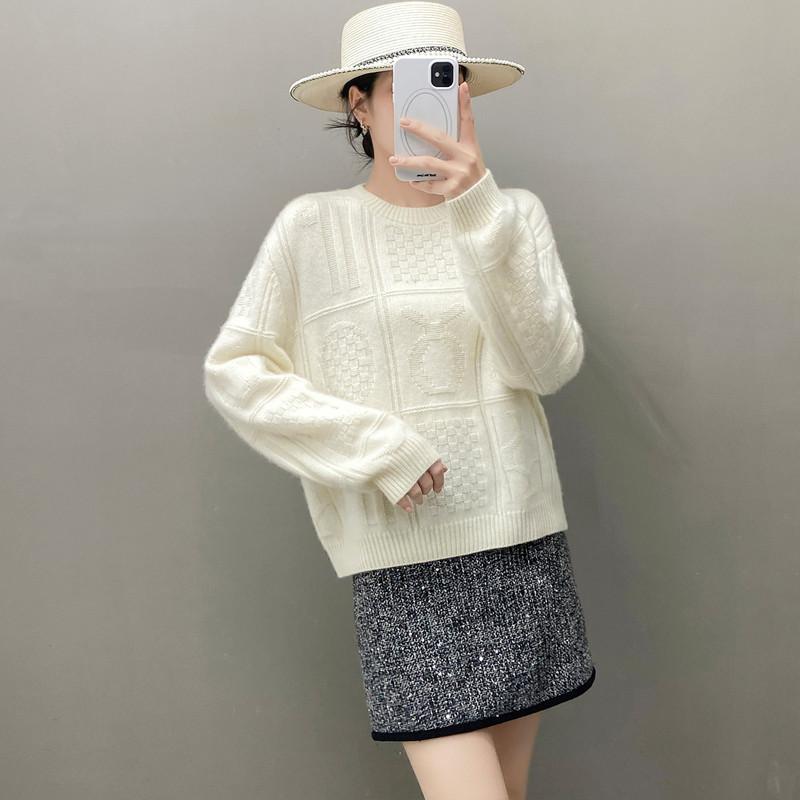 Qinghe 100% Pure Cashmere Women's Sweater - Ultra Soft Luxury Winter Pullover