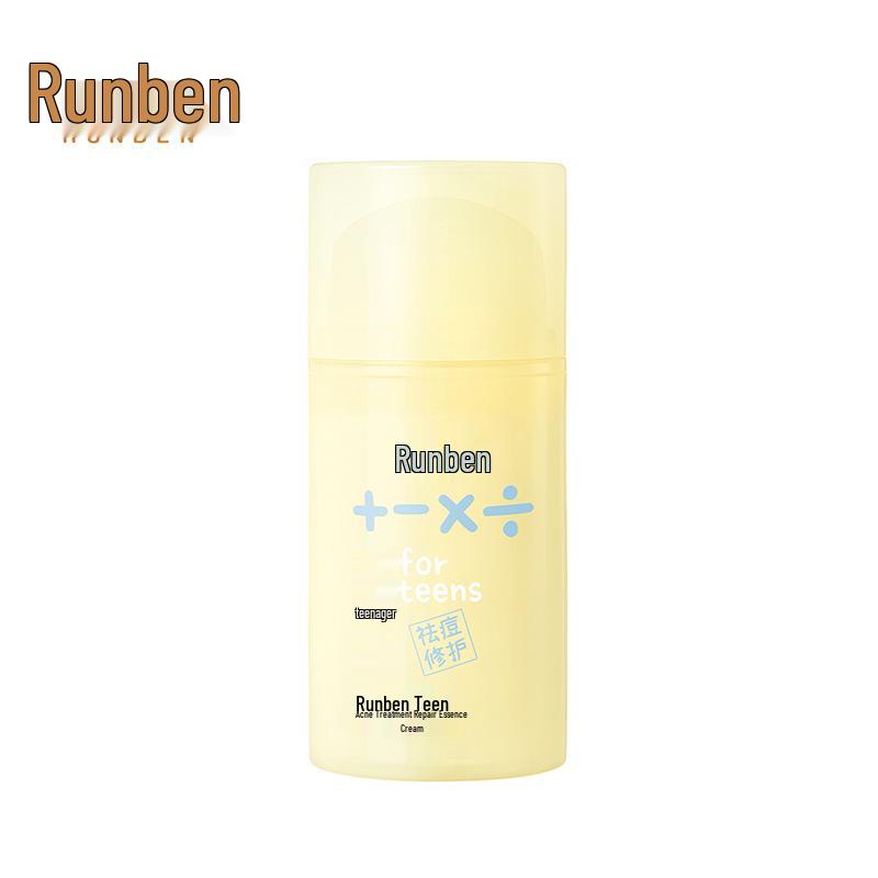 

Увлажняющий крем для лица против акне для подростков Runben для девочек и мальчиков - Питательная эссенция для ухода за кожей для осени и зимы