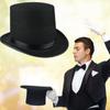 Cosplay Fedora Hat Fancy Dress Costume Retro Top Cap Bowler Top Hat Magician Top Hat Performed Hat
