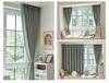Chenille Window Valance Self-adhesive DIY Curtain Custom Size Roman Valance Curtain Swags Decorative Cloth Strip Top Shading