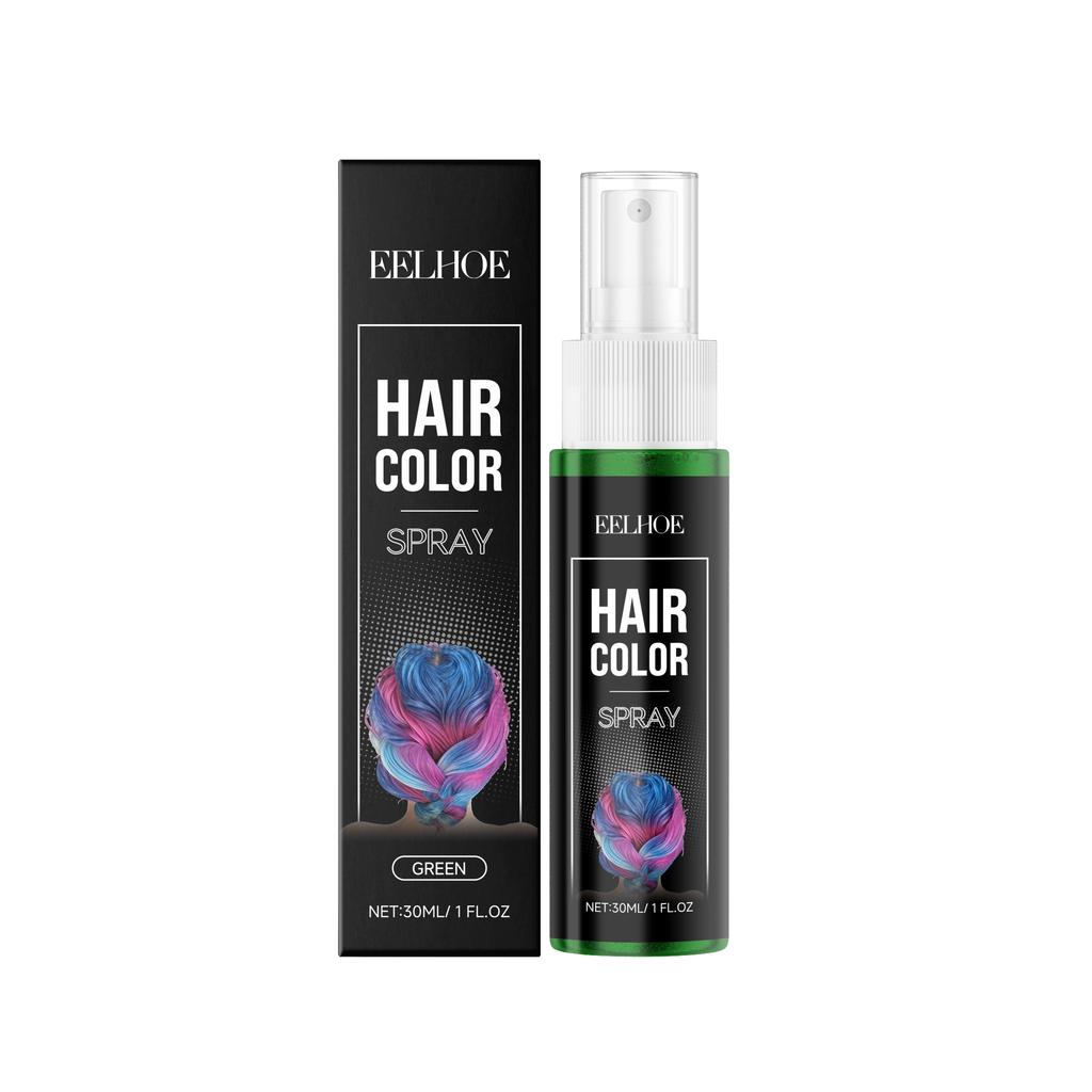 EELHOE Colored Hair Spray Temporary Colors Carnival Purple Blue Hair Dye Hair Styling Multi Color One-Time Use Hair Color Spray