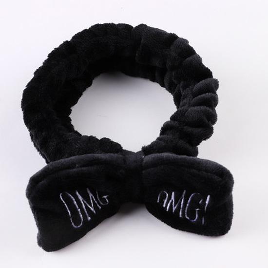 1PC Women's Butterfly Bow Hair Band Fashion OMG Letters Wash Headband Girls Headwear Hairbands