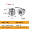 Laser Level Camera Mount Tripod Adapter: 3/8 To 1/4 & 1/4 To 5/8 Conversion Nut Screw