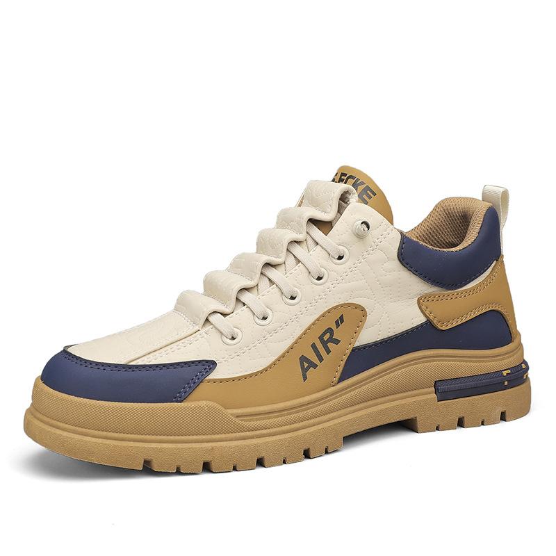 Autumn and Winter Trendy Fashion Medium and High-top Casual Shoes, Youth Outdoor Foot Sports Shoes, Students Platform Trendy Shoes