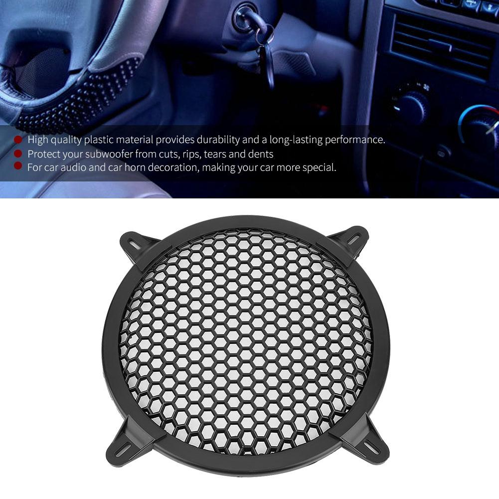 Car O Plastic Mesh Cover Woofer Speaker Modification Protect Guard 8inch