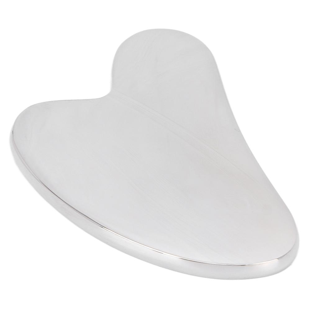 Herramienta Facial Gua Sha Multifuncional Acero Inoxidable Lifting Facial Reafirmante Tabla de Raspado