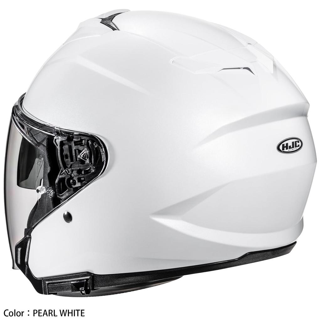 HJC HELMETS Motorcycle Helmet Jet Open Face Sun Visor Ventilation Internal Removable i31 Solid HJH273 METAL BLACK S Built-in (55 - 56cm)