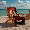 Custom Name Ultra-Soft Beach Towel with Hocus Pocus Theme,Ideal for Pool - Camping, Diving - Perfect Travel Essential, Vibrant Beach Towel.