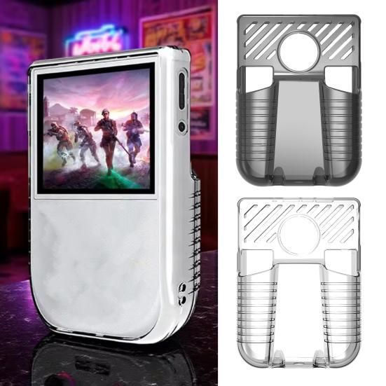 Game Console Case for ANBERNIC RG406V Lightweight Clear TPU Handheld Video Game Machine Protective Cover Skin Shell Game Accessories
