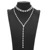 New Personalized Trendy Geometric Crystal Necklace - European & American Fashion