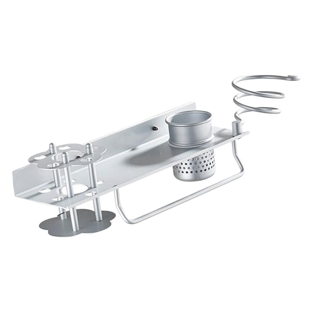 Dryer Holder,Hair Organizer Shelf Rack Stand,Wall Mount ,Bathroom Washroom Accessories Storage