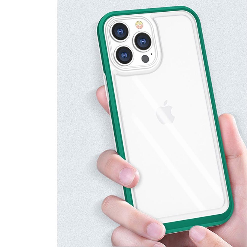 ERBORD case for iPhone 13 Pro, Hybrid Frame, Dark Green