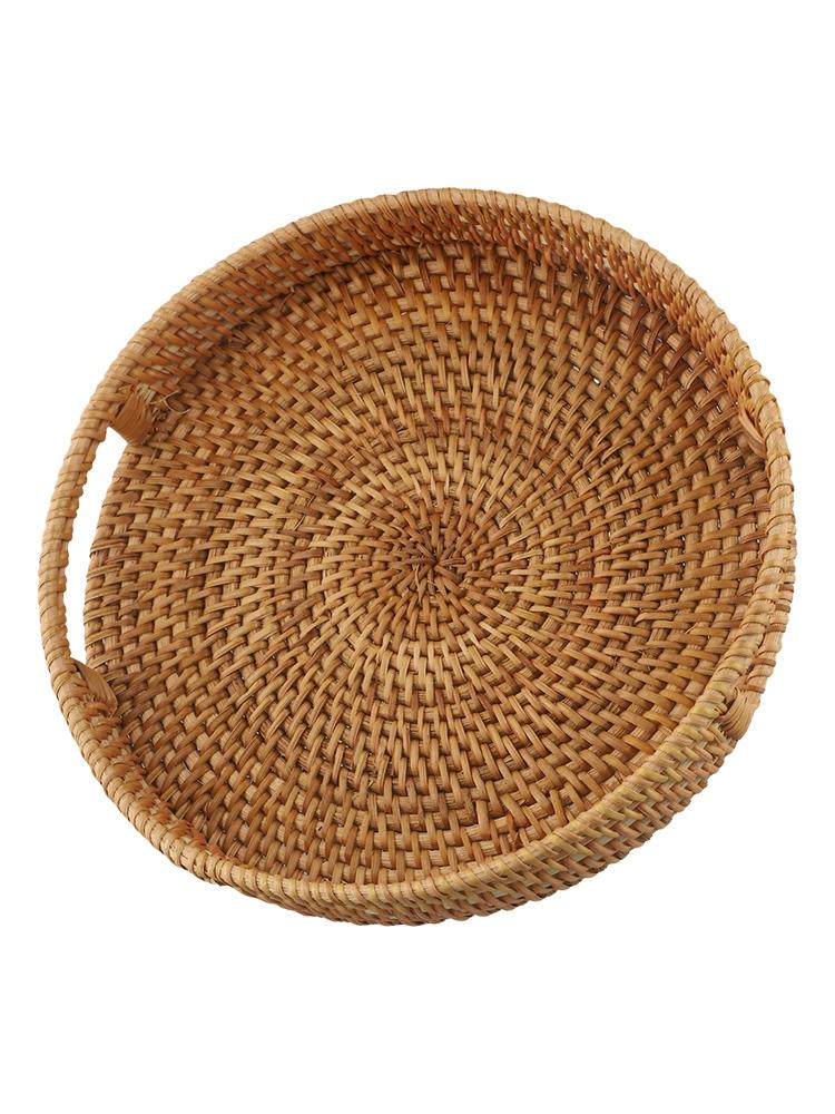 Rattan Tray for Serving and Storage Enhance Your For Home's Rustic Charm