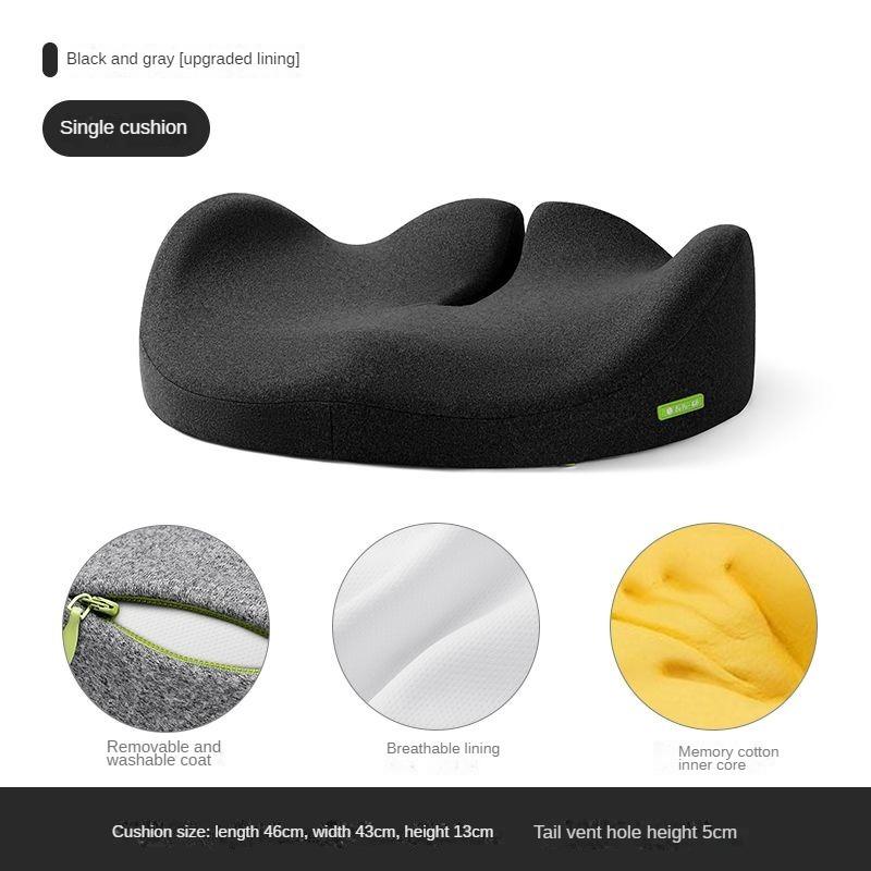 Memory Foam Office Chair Cushion Car Seat Support Pads Buttocks Pillow Massage Hips Orthopedic Pillow Coccyx Pain Relief Cushion