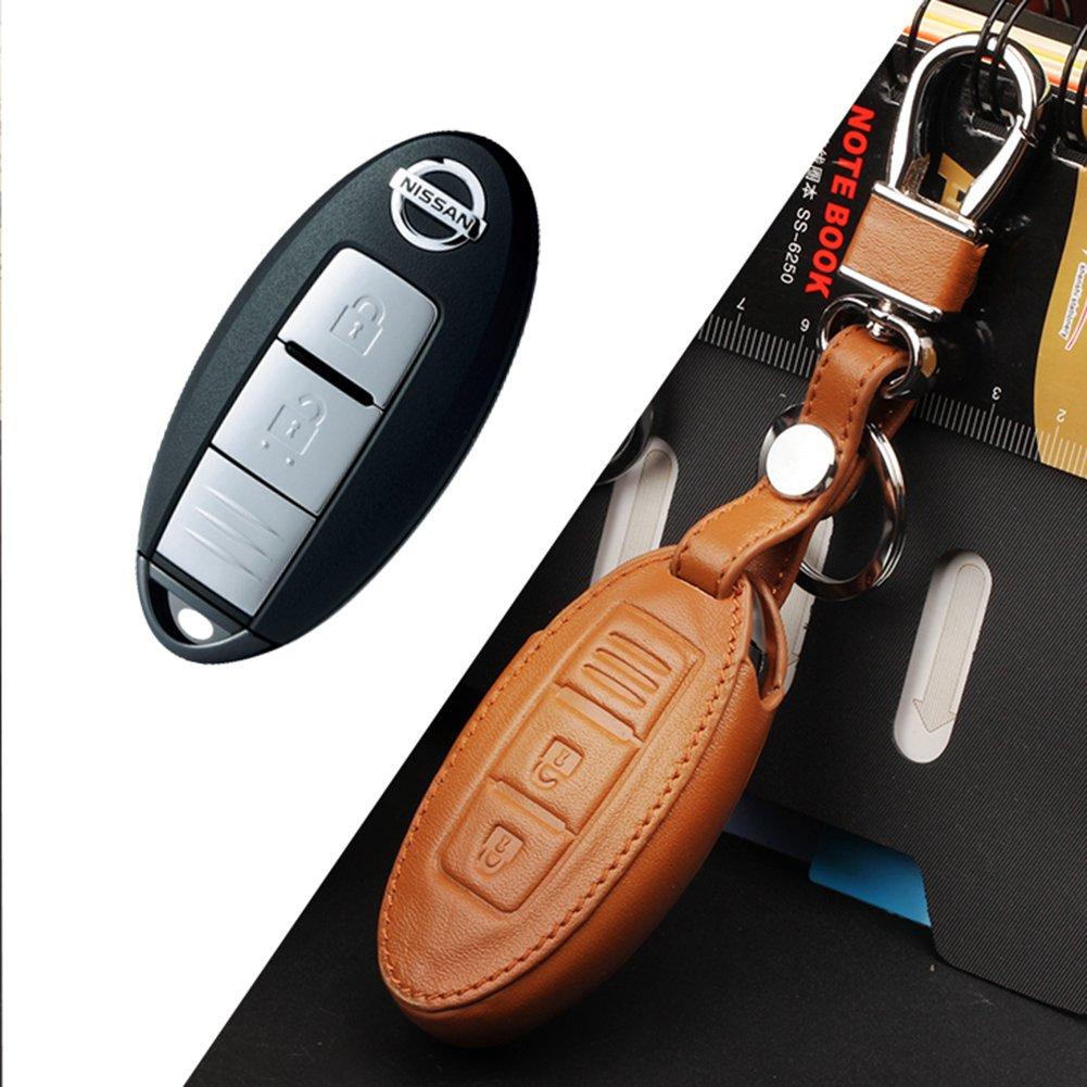 [EMY] NISSAN Nissan Smart Key Case, Key Holder, X-Trail, Serena, Notebook, Skyline and More Colors Available, Braun