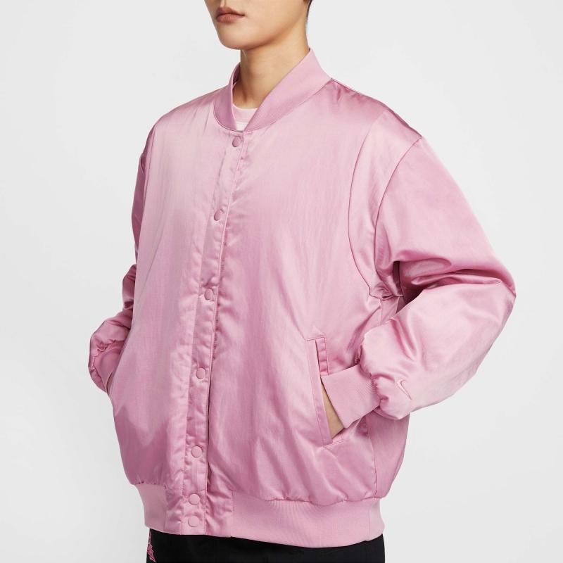 Nike Destroyer Wvn Comfortable Solid Color Sports Long Sleeve Jacket Women Jacket Pink HJ0972699