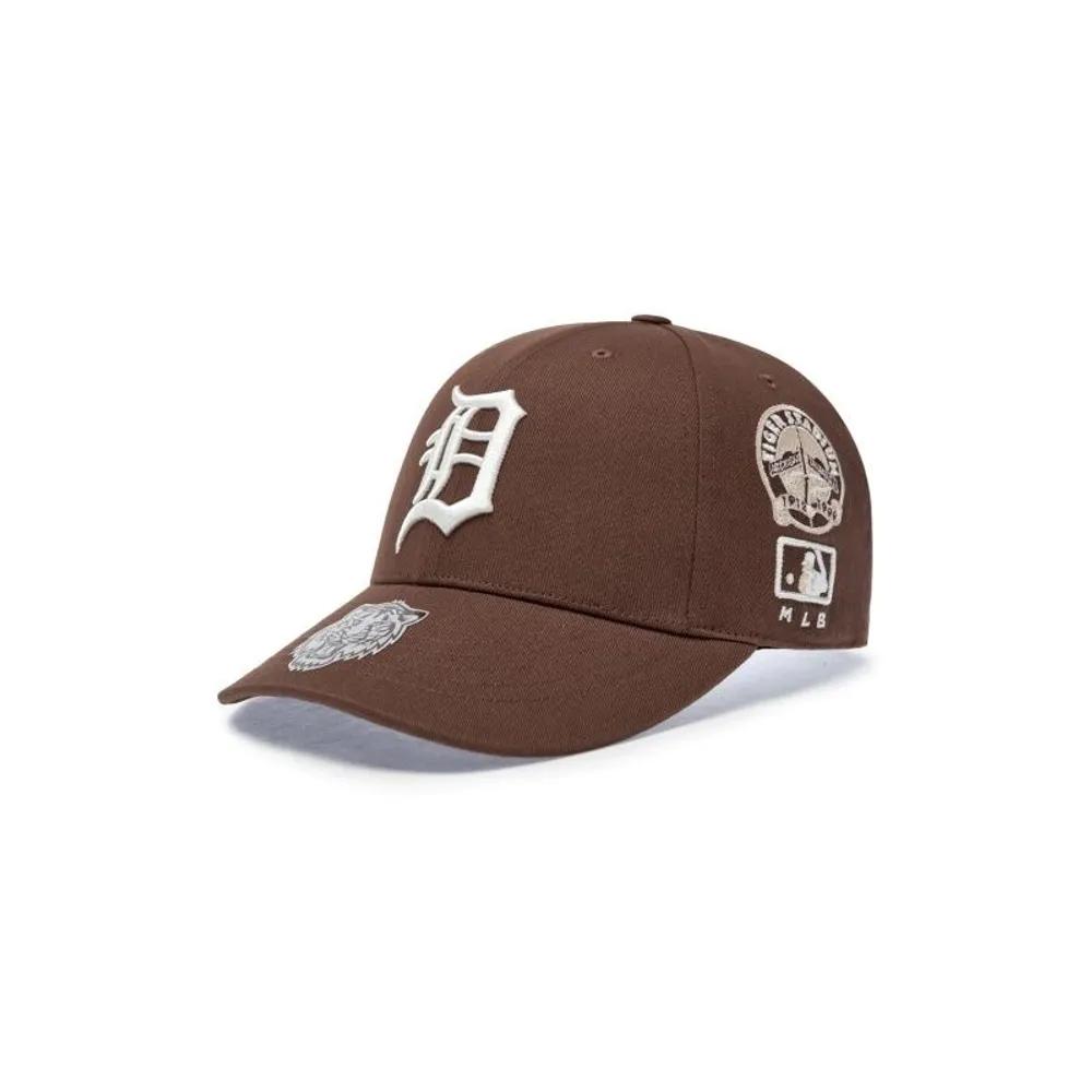 Unisex Signature All-Over Patch Structure Ball Cap 3ACPB316N-46BRN FREE