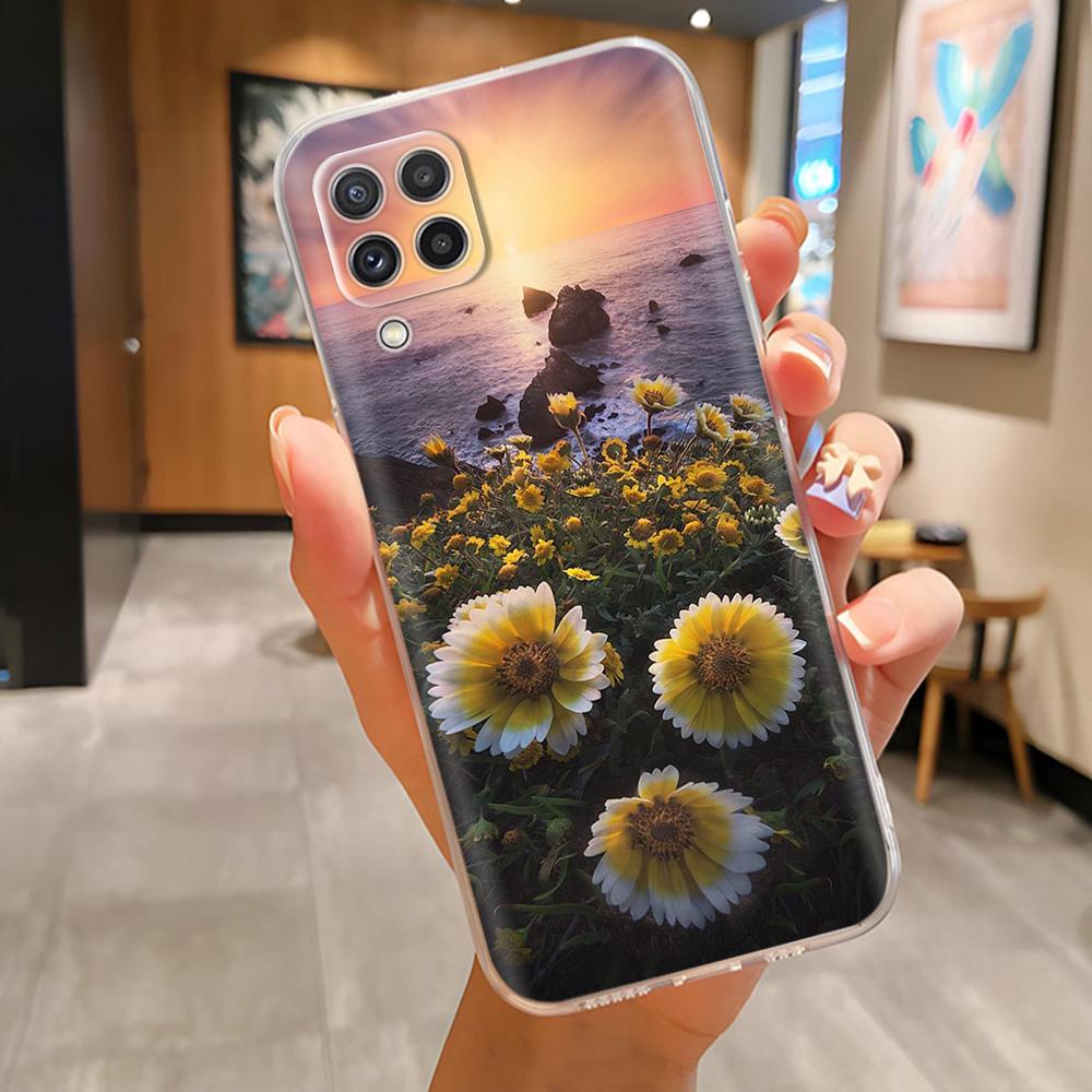 Phone Case for Samsung A12 Cases Fashion Butterfly Soft Clear Silicone Back Cover For Galaxy A12 4G 5G Funda Protection Bumper