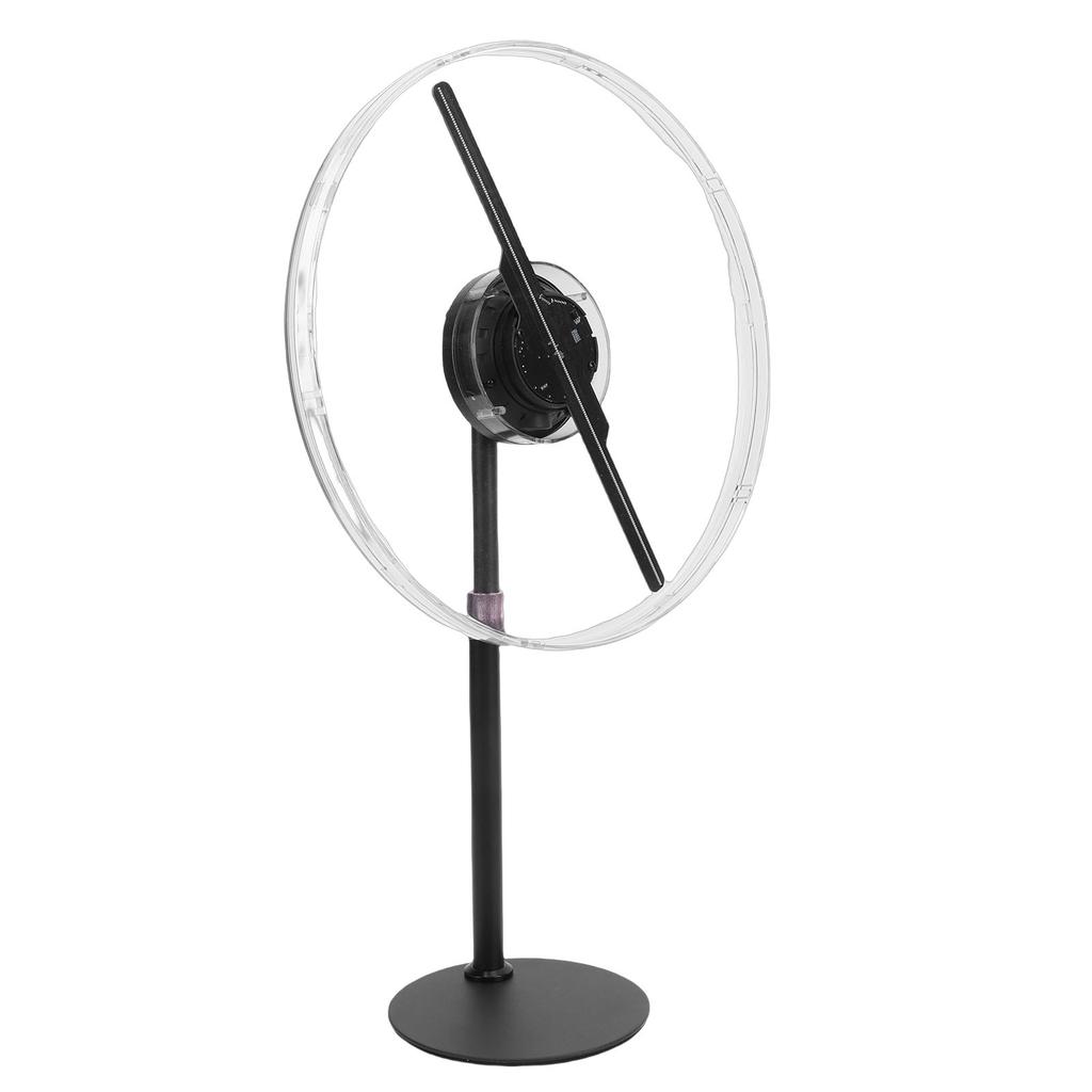 3D-Hologramm-Ventilator mit Abdeckung 12,59 Zoll 3D-Holografischer Ventilator-Projektor Werbedisplay mit Fernbedienung 234 LED-Perlen
