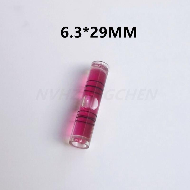 6.3*29 Mini Kreisförmige Horizontale Präzisionswasserwaage Rundes Blasen-Set Universal Grün Rundes Bullseye Messwerkzeug-Kit