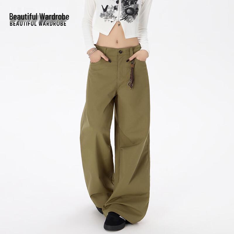 Women's Loose Fit High-Waist Wide-Leg Casual Pants