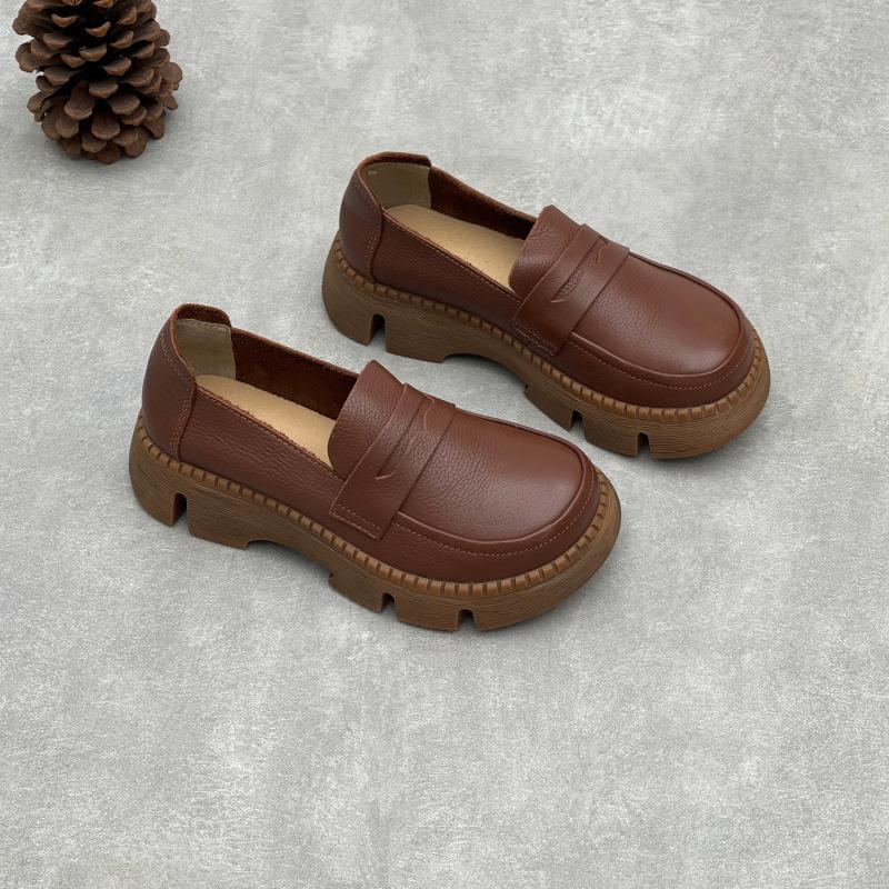 New Style Platform Shoes - Flat Platform Round-toe Casual Women's Single Shoes