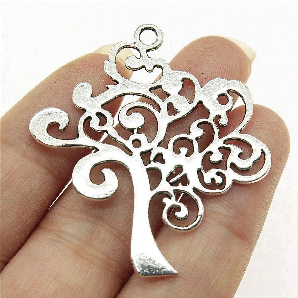 Charms Big Tree Of Life Pendants Wedding Jewelry Findings QC017