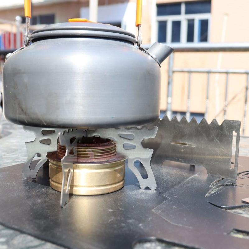 Stainless Steels Alcohols Stove Bracket Outdoor Camping Burners Bracket Heat Resistant Alcohols Stove Support Rack
