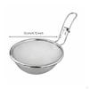 Pot Skimmer Spoon Fine Mesh Stainless Steel Food Strainer Easy to Clean Ladle