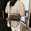 Ielgy Autumn Winter Retro Fashion All-Match Messenger Bag Super Hot One-Shoulder Underarm Small Square Bag