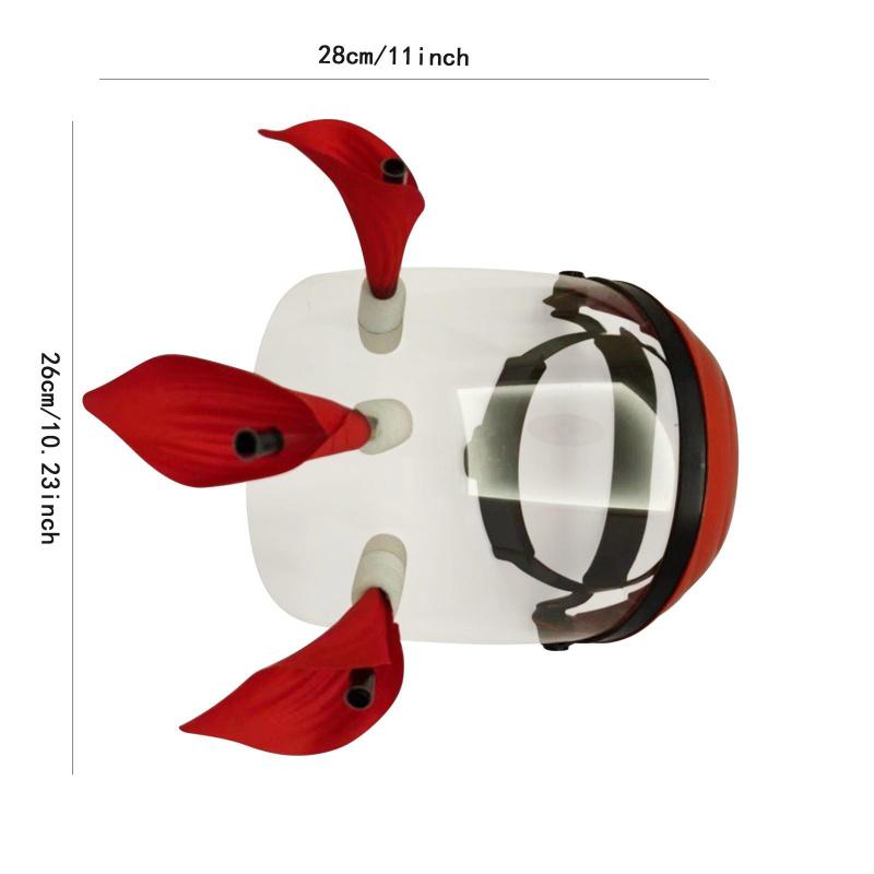 Wearable Hummingbird Feeder, Hummingbird Face Cover Feeder With 3 Feeding Ports, Window Bird Feeder