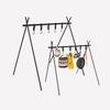 Travel Camping Triangular Shelf Aluminum Alloy Folding Hanging Rack Portable Outdoor Picnic Rack With Hook Enduring