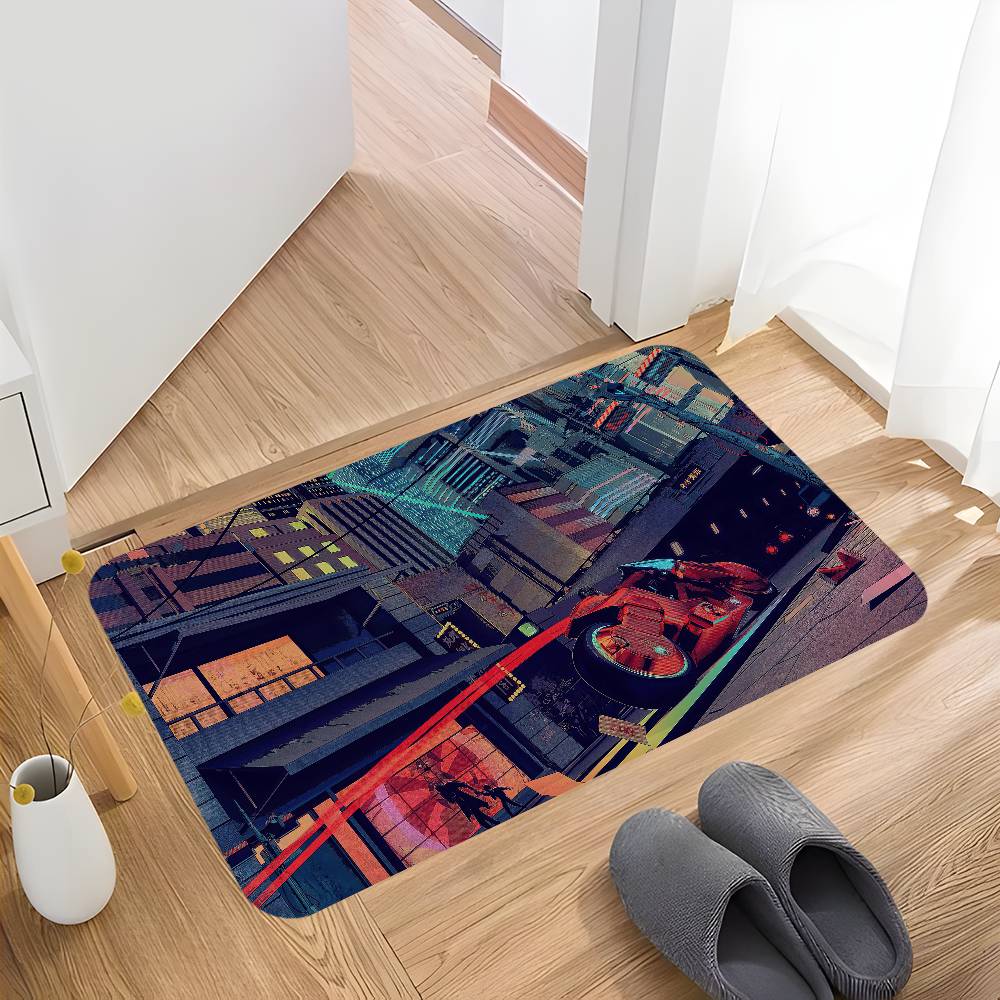 Japanese Manga A-AKIRA Door Mat Washable Non-Slip Living Room Sofa Chairs Area Mat Kitchen Bedside Area Rugs