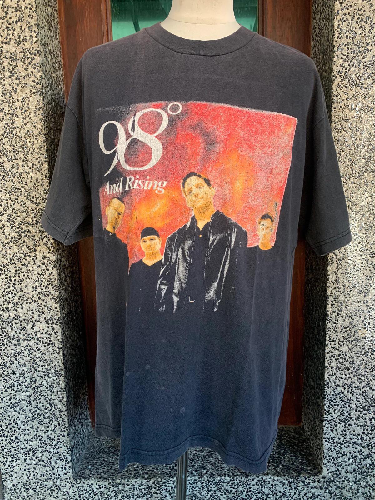 Rare! 98 Degrees Faces & Names Unisex Cotton All Size T-Shirt TT038 XXL