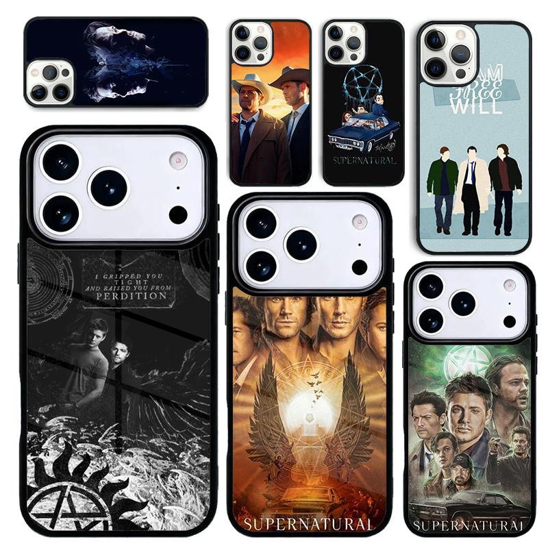 Capa Case for iPhone 17 Air 16 Pro Max 15 Plus 11 13 Mini 14 12 Back Phone Cover Supernatural TV Show