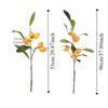 Luxury Artificial Loquat Fruit Branch Faux Loquat Fake Plants Simulation Fruit Tree  Gift