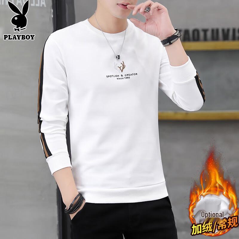 

Playboy Men s Loose Fit Long Sleeve Sweatshirt T-Shirt XL