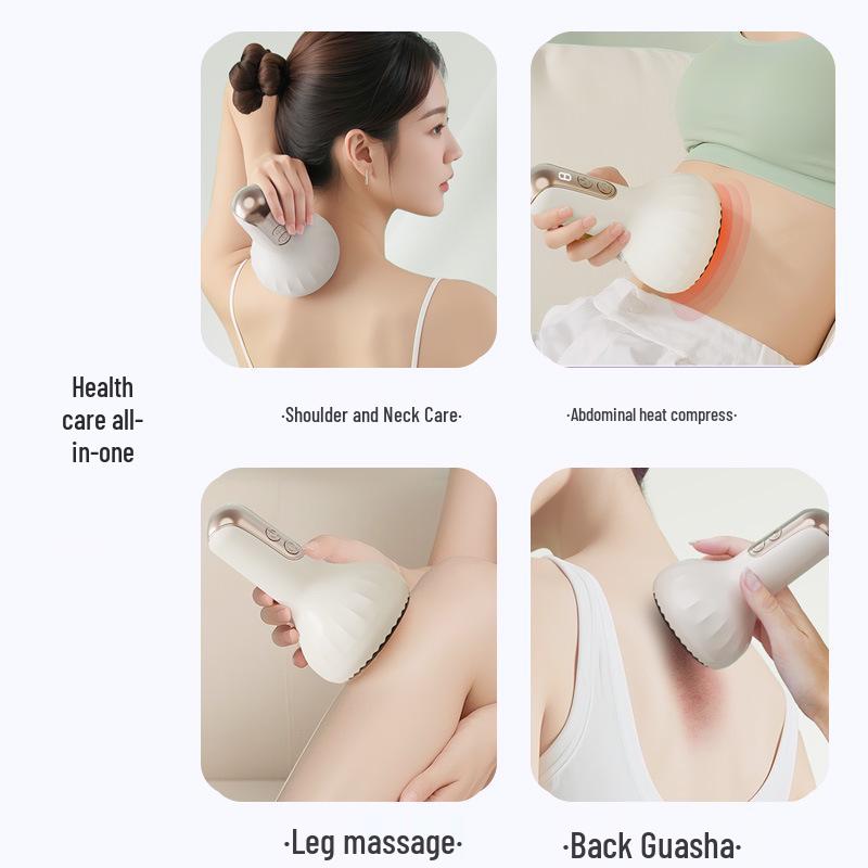 Wireless Smart Heating Cupping & Gua Sha Massager for Whole Body