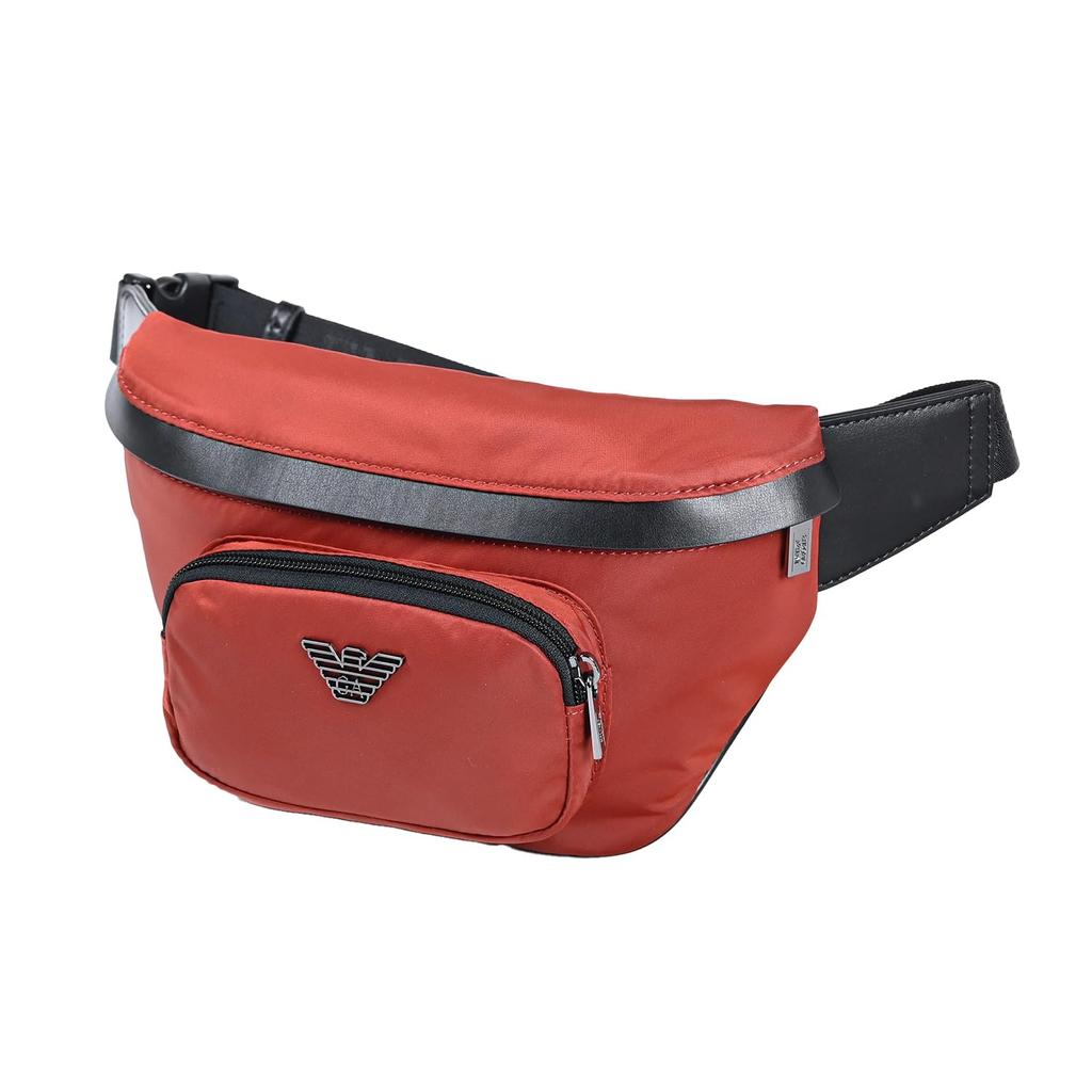 Emporio Armani Eagle Plate Body Belt Waist Y4O238 Y217J 80559 Men's Bag, Bag, Bag, Orange, [Used]