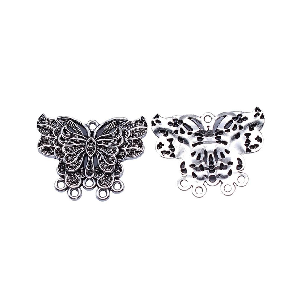 Chinese Pavilion Charm Connectors Character Animal Ethnic Style Findings For DIY Jewelry