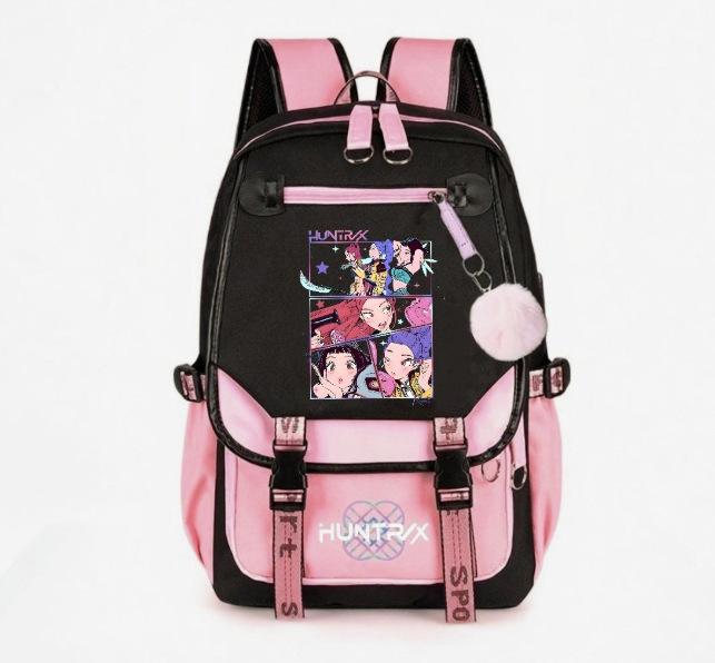 Witch Hunter Animation Cartoon Printed School Bag Large Capacity Junior High School Student Backpack