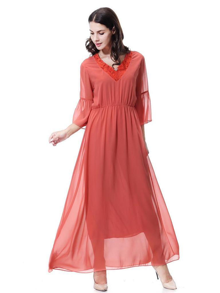 Blisko-wschodni i malezyjski damski długi szlafrok, TH925