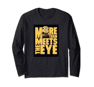 Minion MORE THAN MEETS THE EYE Long Sleeve T-Shirt