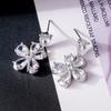 Popular New Trend Flower Stud Earrings Fashionable High-end Design Sweet Stud Earrings Fresh and Delicate Versatile Stud Earrings