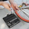 Kabelloser, elektrischer Schmaler Ratschensatz mit 45 Einstellwerkzeugen, rostfrei, korrosionsbeständig, Kraft-Ratschenschlüssel, Reparaturwerkzeuge