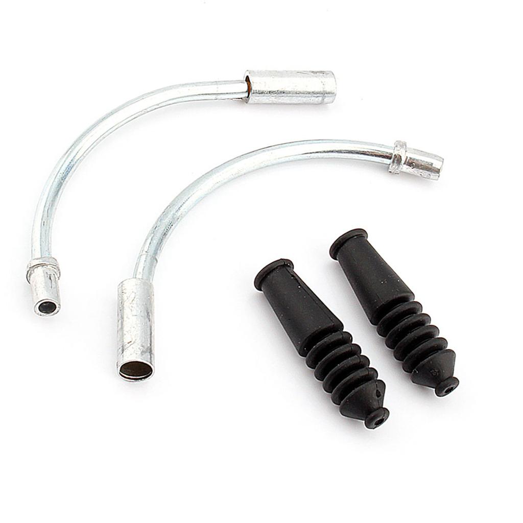 Mountain Bike V Brake Noodle Cable Wire   Hose with 110 Elbows, PC Tube with Lubricating Oil for