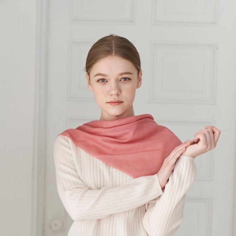 Dal Cashmere Air Cashmere 100 Scarf Shine Rich Pink