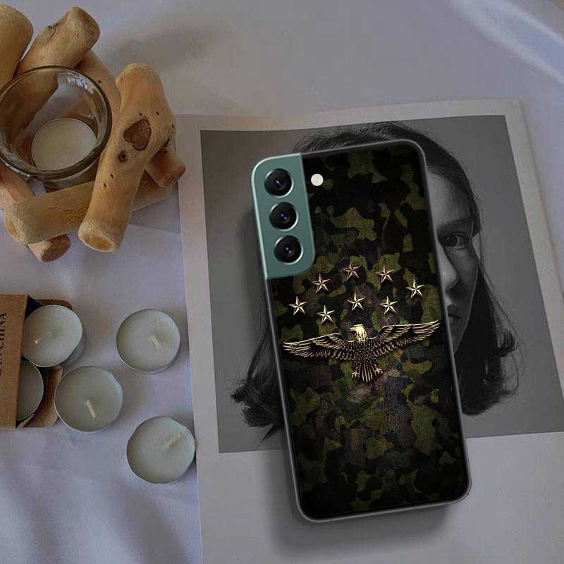 Kamuflażowy Kolor Etui Na Telefon Dla Samsung A16 A26 A36 A56 Galaxy A02S A12 A52S A13 A23 A33 A53 A54 A34 A24 A14 A22 A32 A42 A72 Cov