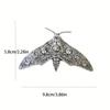 Moth Decor Hair Clip Vintage Gothic Hair Pin Hair Accessories For Halloween Party Decoration Halloween Party Hair Decoration  Elegant Metal Hair Clip