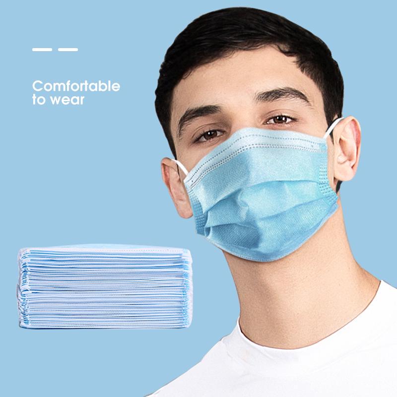 Buy 20/50/100pcs Disposable Dental Mask Respirator Face AntiDust